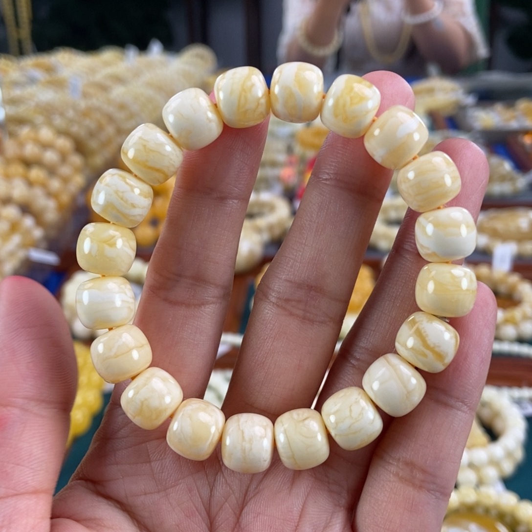 未镶嵌琥珀手链11白蜜虎皮老型15.93