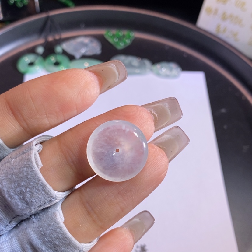 【闪购商品】翡翠未镶嵌挂件扣