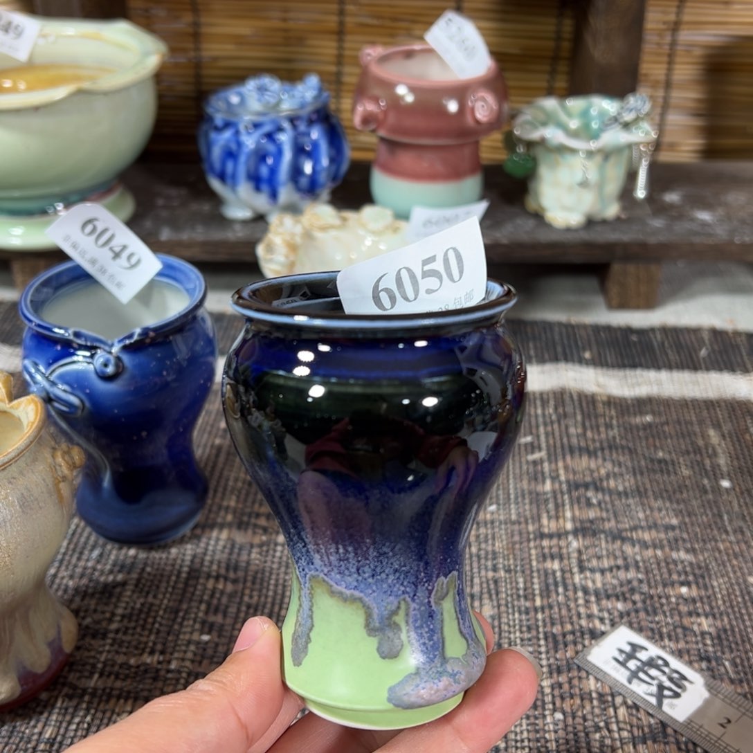 红陶景德镇手工花盆