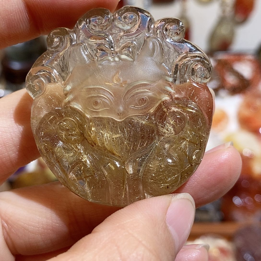 水晶颈饰未镶嵌没*汁吊坠