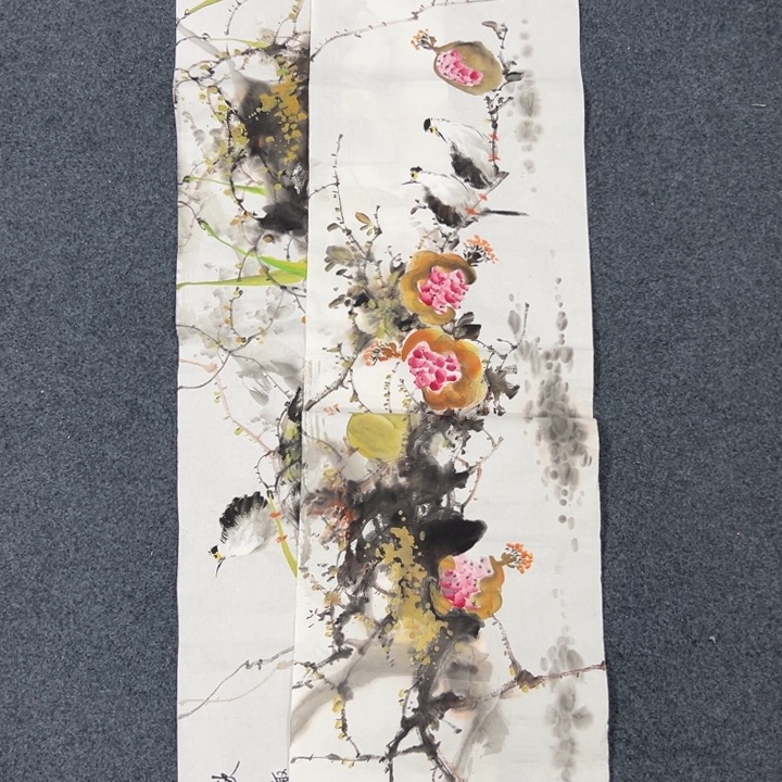 国画纯手绘字画宣纸