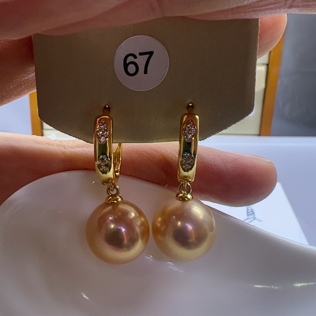 淡水珍珠耳饰未镶嵌