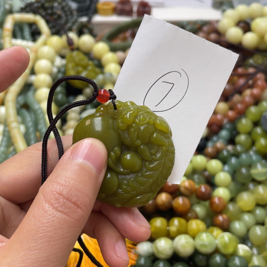 蛇纹石玉手链未镶嵌