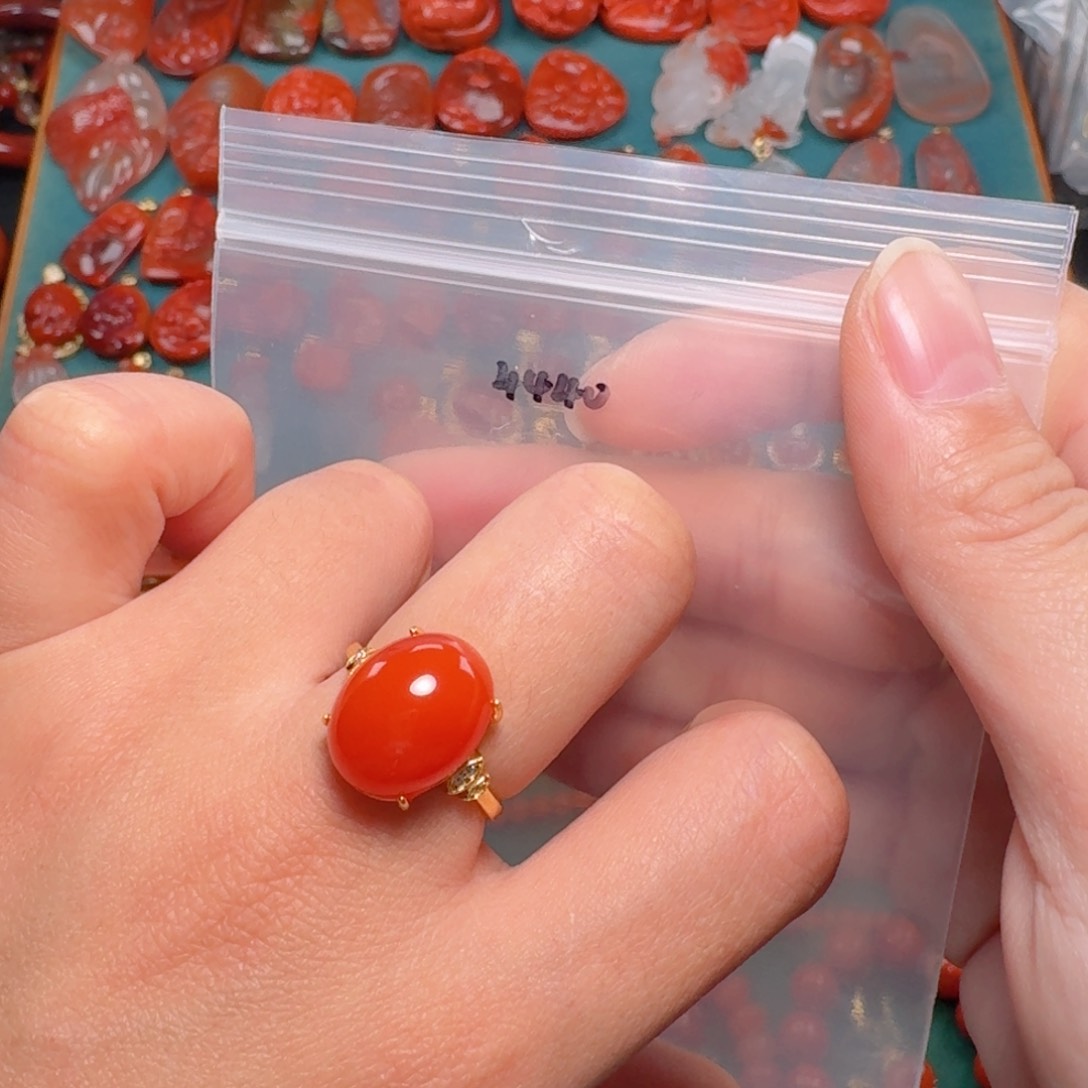 南红玛瑙南红玛瑙银S925镶嵌