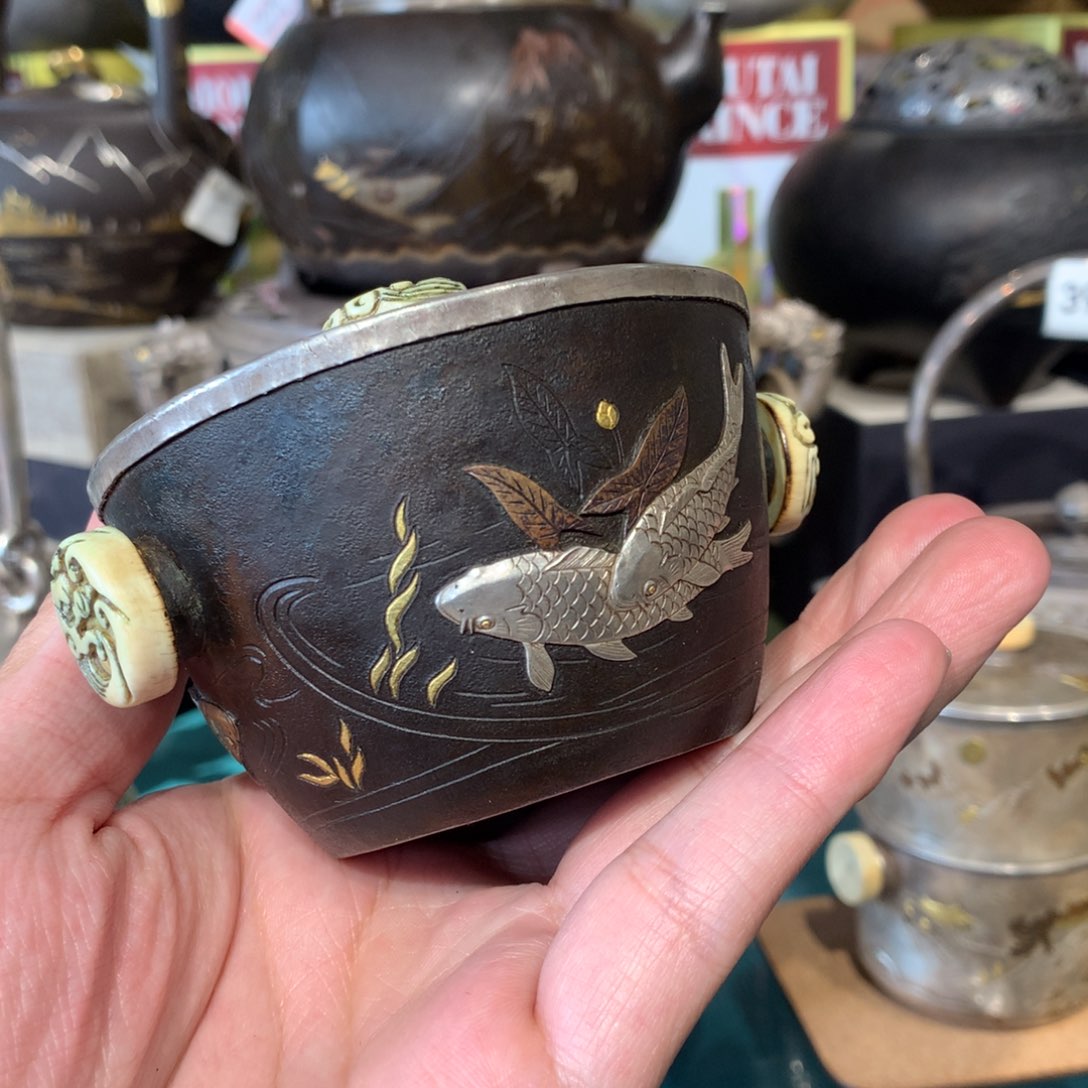 爱***哥铁包银 名家作品老宝瓶