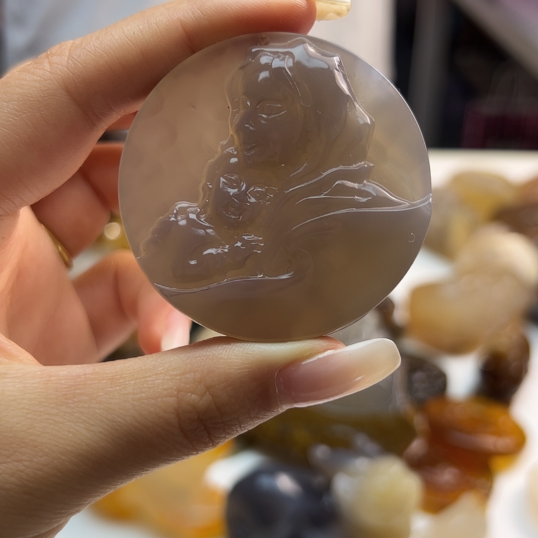 玛瑙/玉髓未镶嵌颈饰