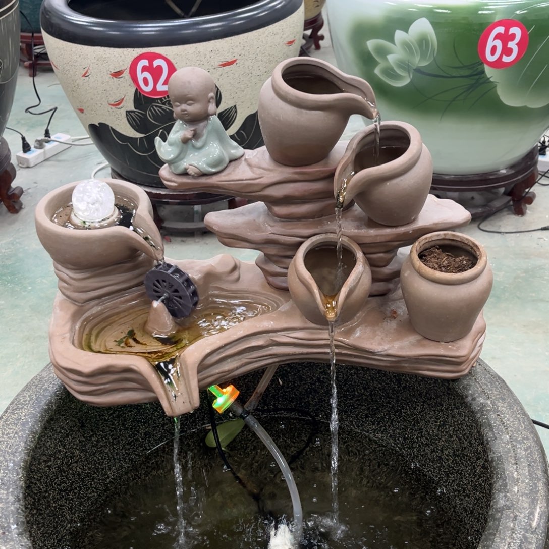 陶摆件新高山流水陶➕一包过滤棉