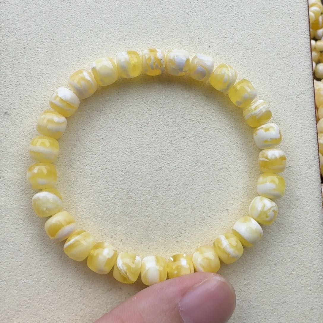 琥珀手链未镶嵌蜜蜡手串