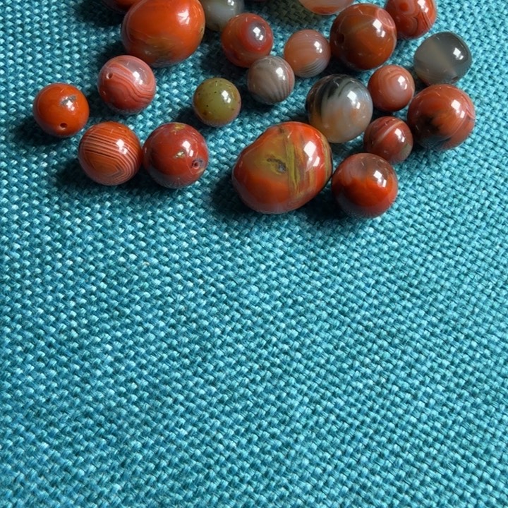 蔷***膀南红玛瑙合金手链