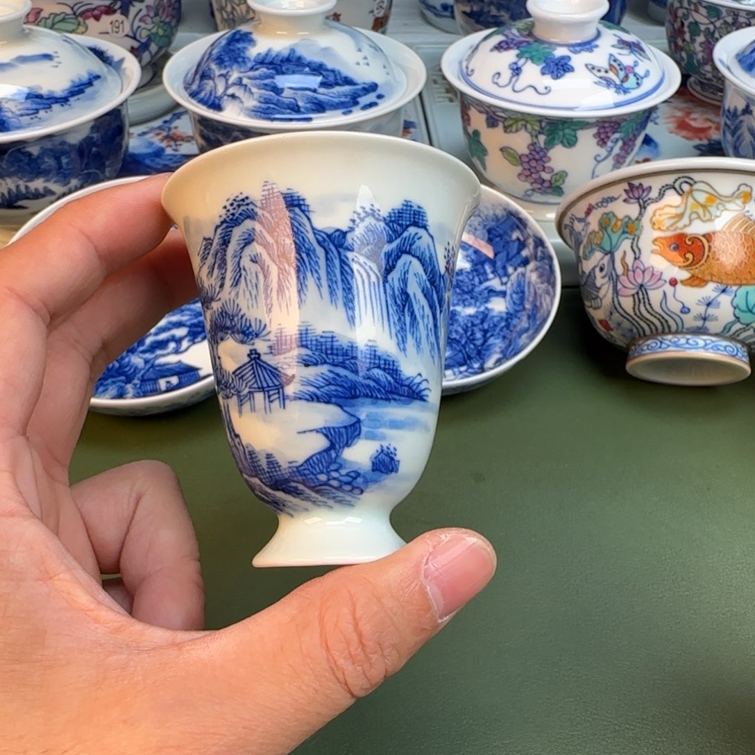 陶纯手工纯手绘茶具400