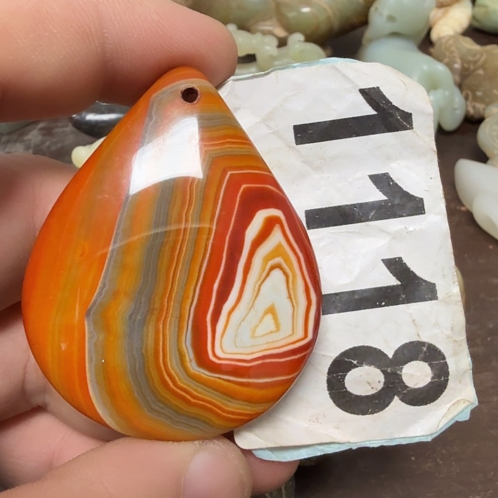 玛瑙/玉髓未镶嵌颈饰