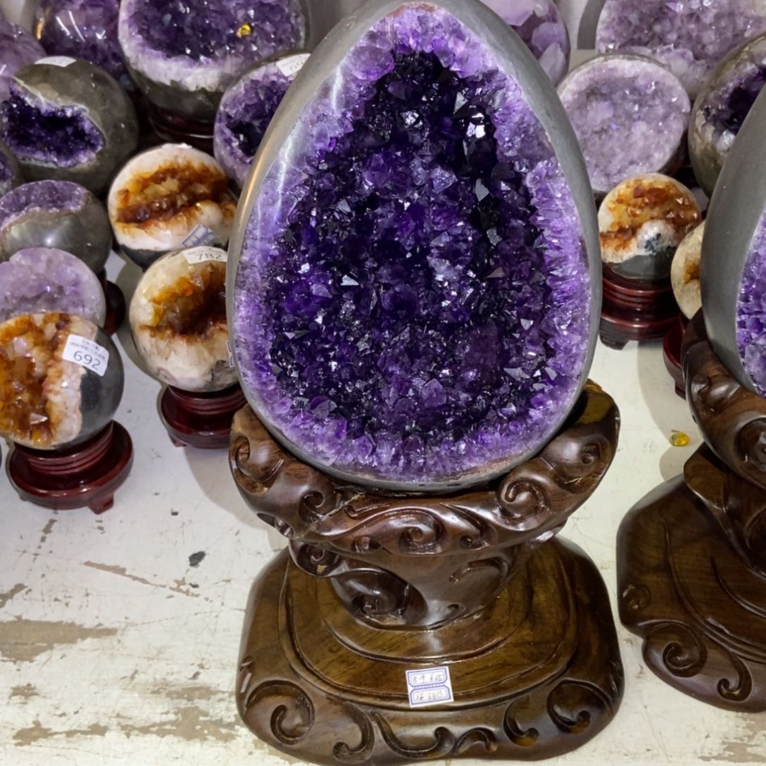 未镶嵌大型摆件（非配饰）紫晶潘