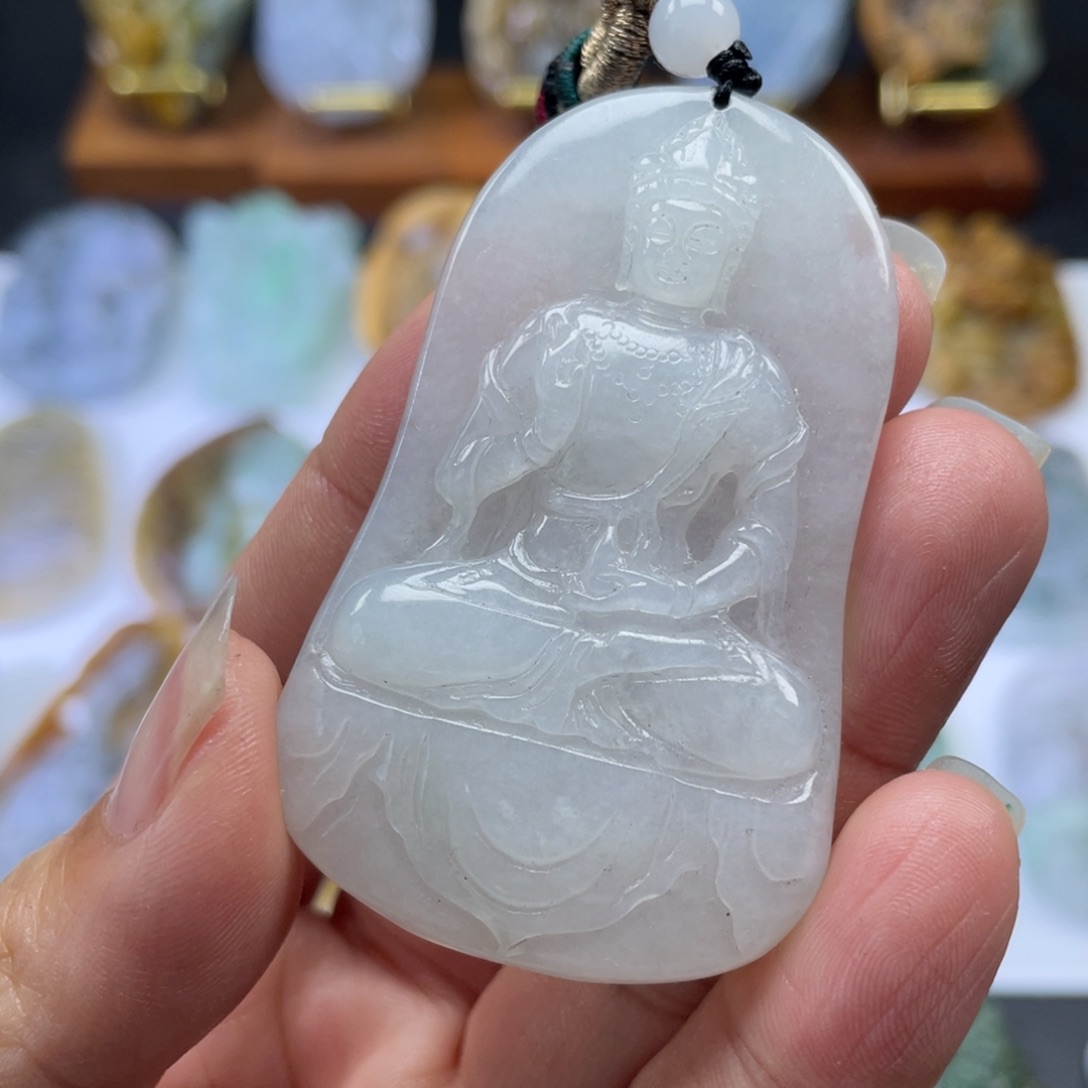 定制翡翠未镶嵌观音