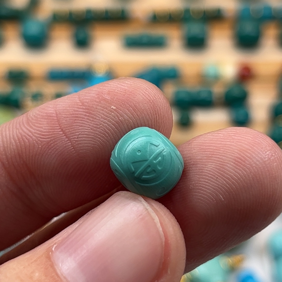 绿松石博古未镶嵌