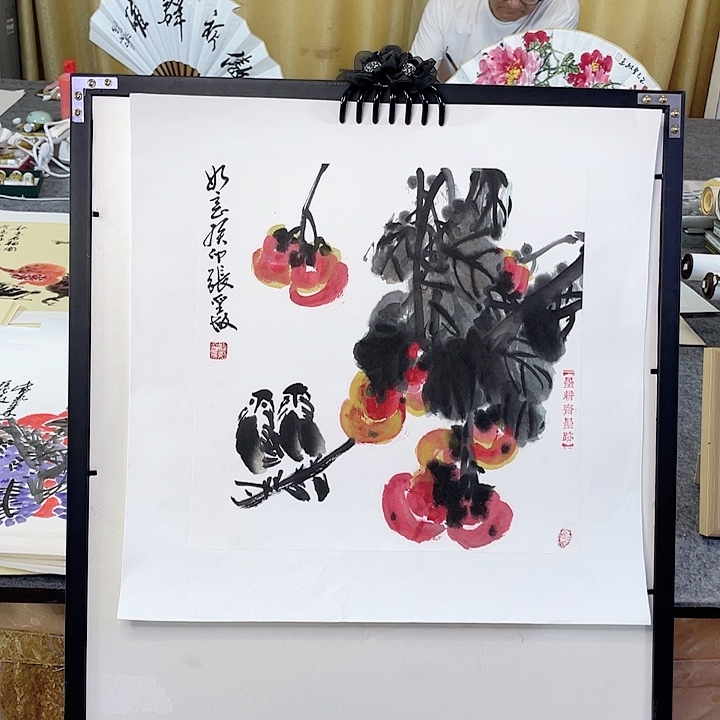 国画张圣敏先生纯手绘作品