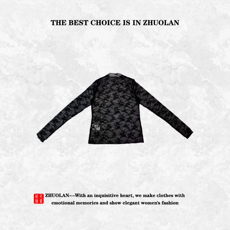 23471新中式国风上衣长袖时尚休闲潮流百搭