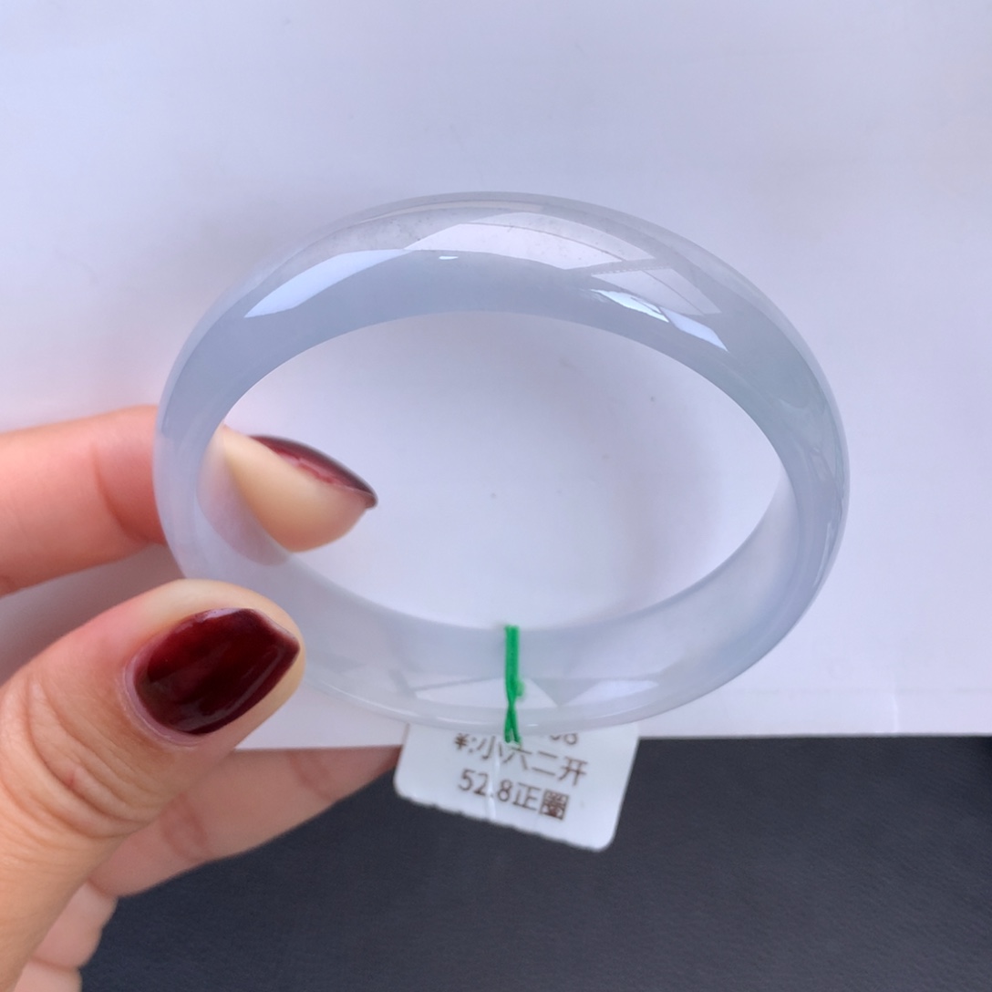 翡翠手镯未镶嵌高冰茅台白种水手镯（小六二开询价）