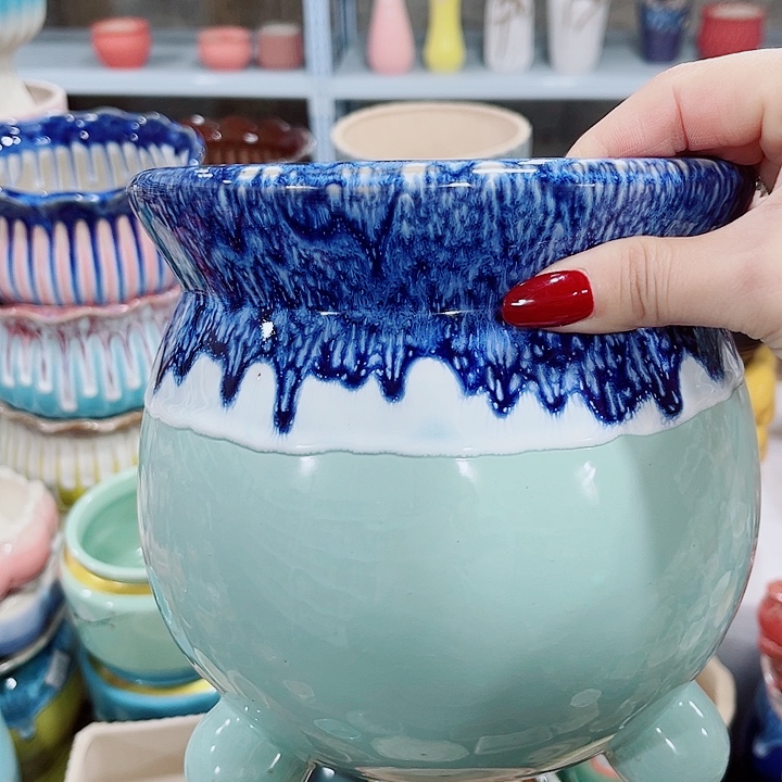 多肉陶瓷花盆满10元包邮