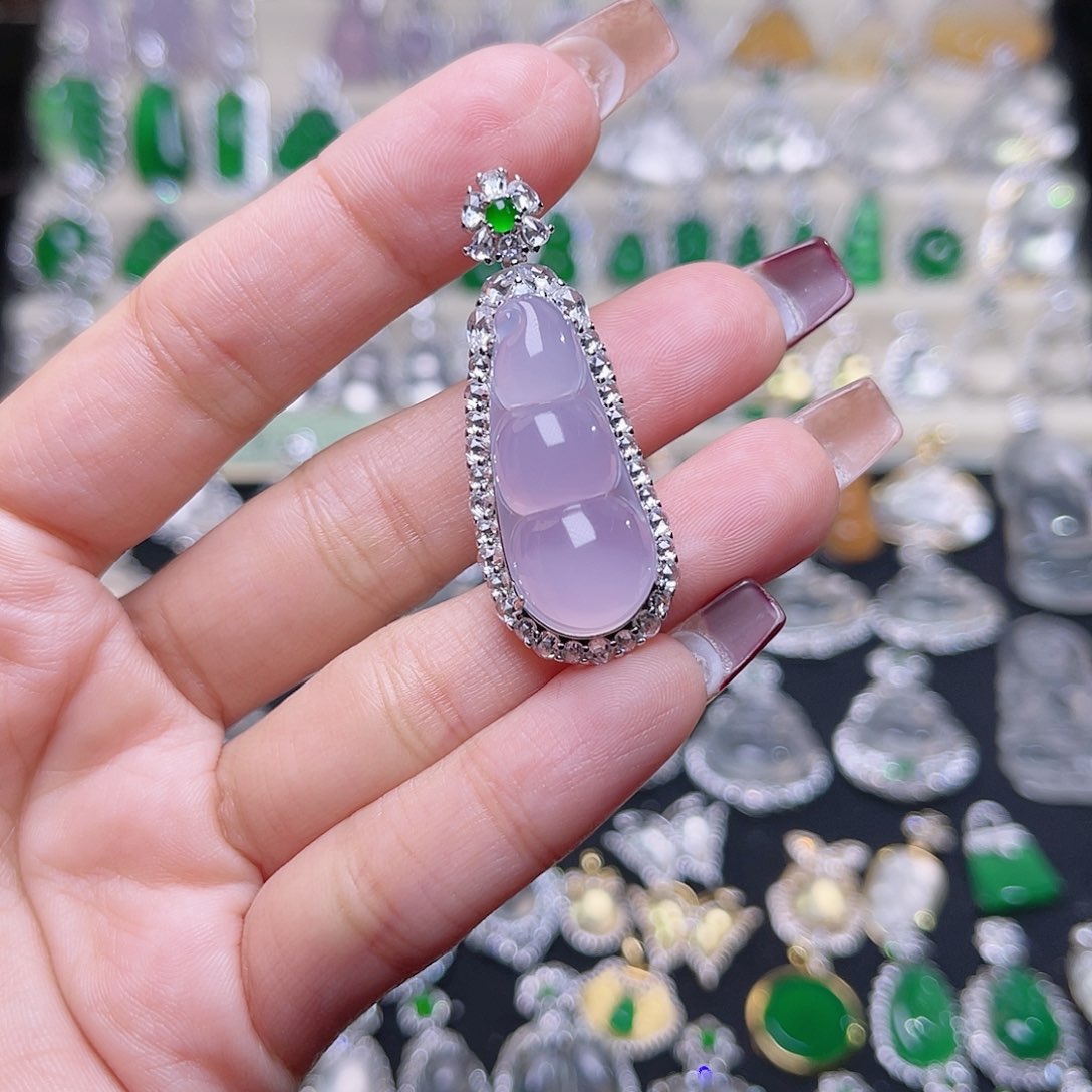 玛瑙/玉髓颈饰银S925镶嵌