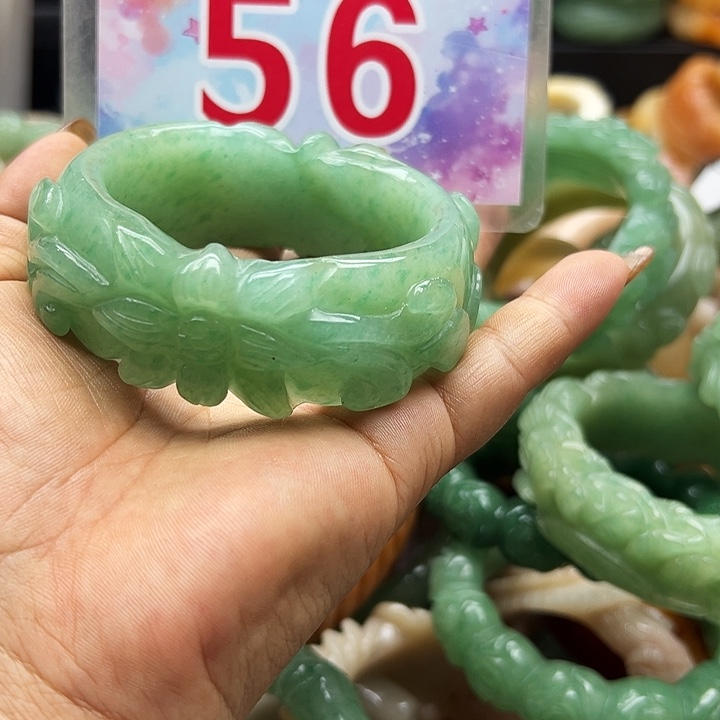 未镶嵌手镯石英岩玉愉**情