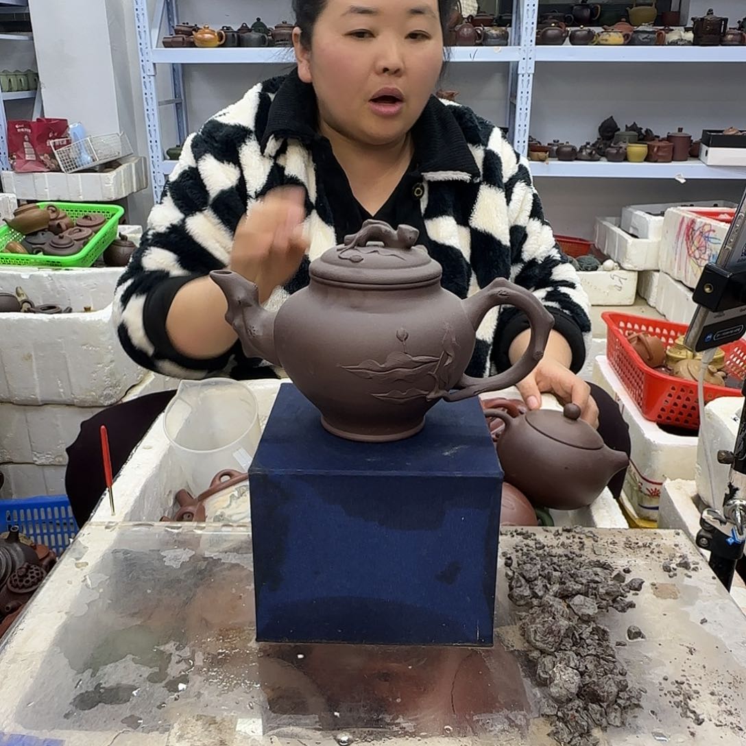 紫砂茶壶宜兴紫砂壶瑕疵处理