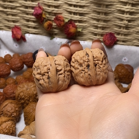 把件文玩核桃32尺甲骨文