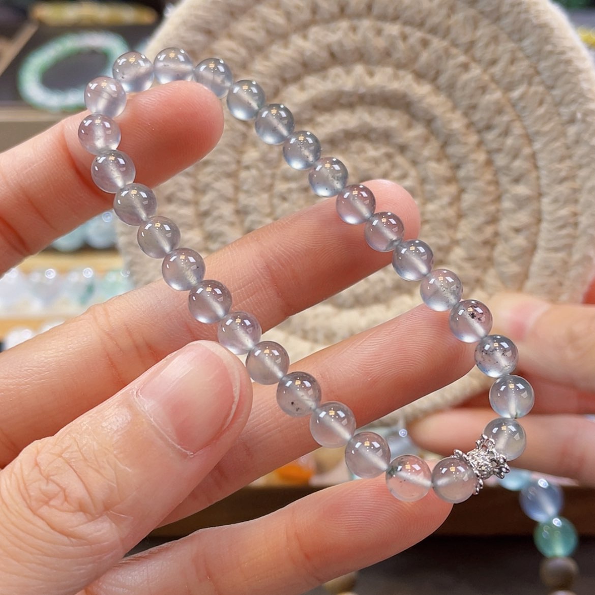 【闪购商品】未镶嵌手链翡翠黑钢