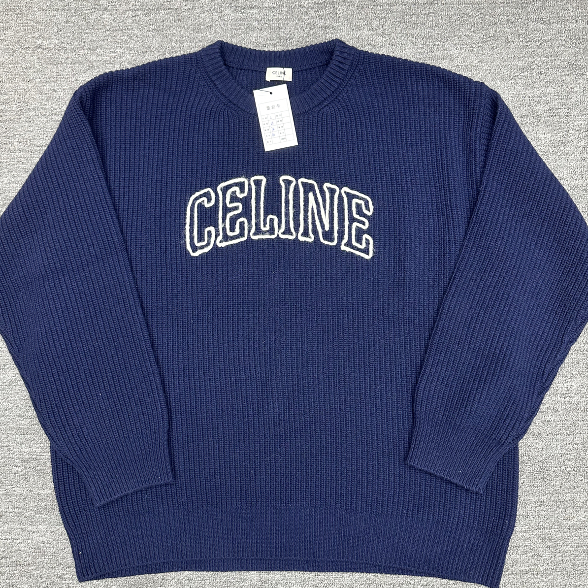 99新 Celine/思琳 L 24款Celine 毛衣 藏蓝色