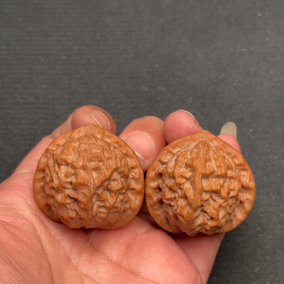 把件桃核36×37×34全品头茬瓷娃娃XM3479