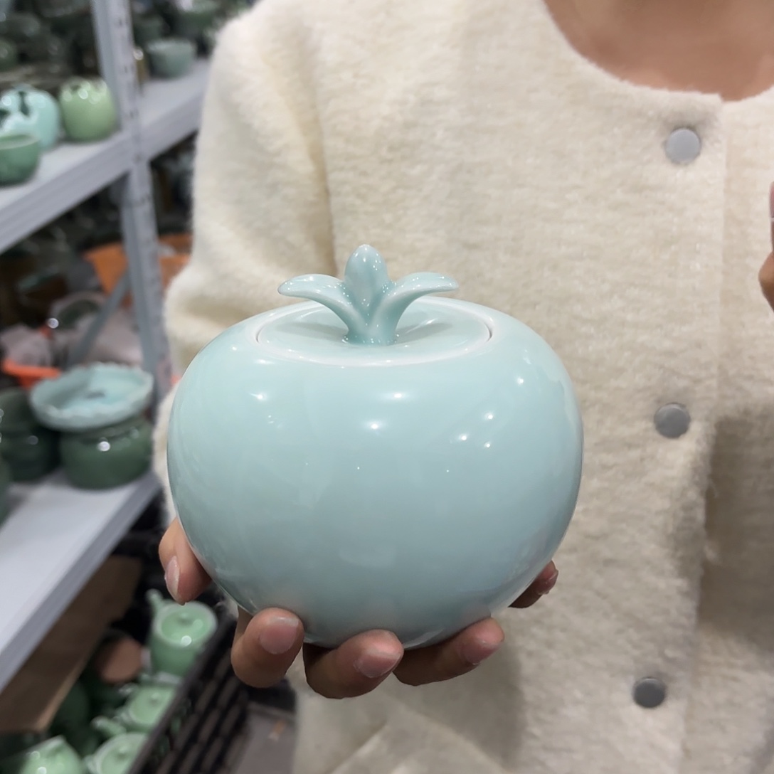 龙泉云间青瓷小米茶器