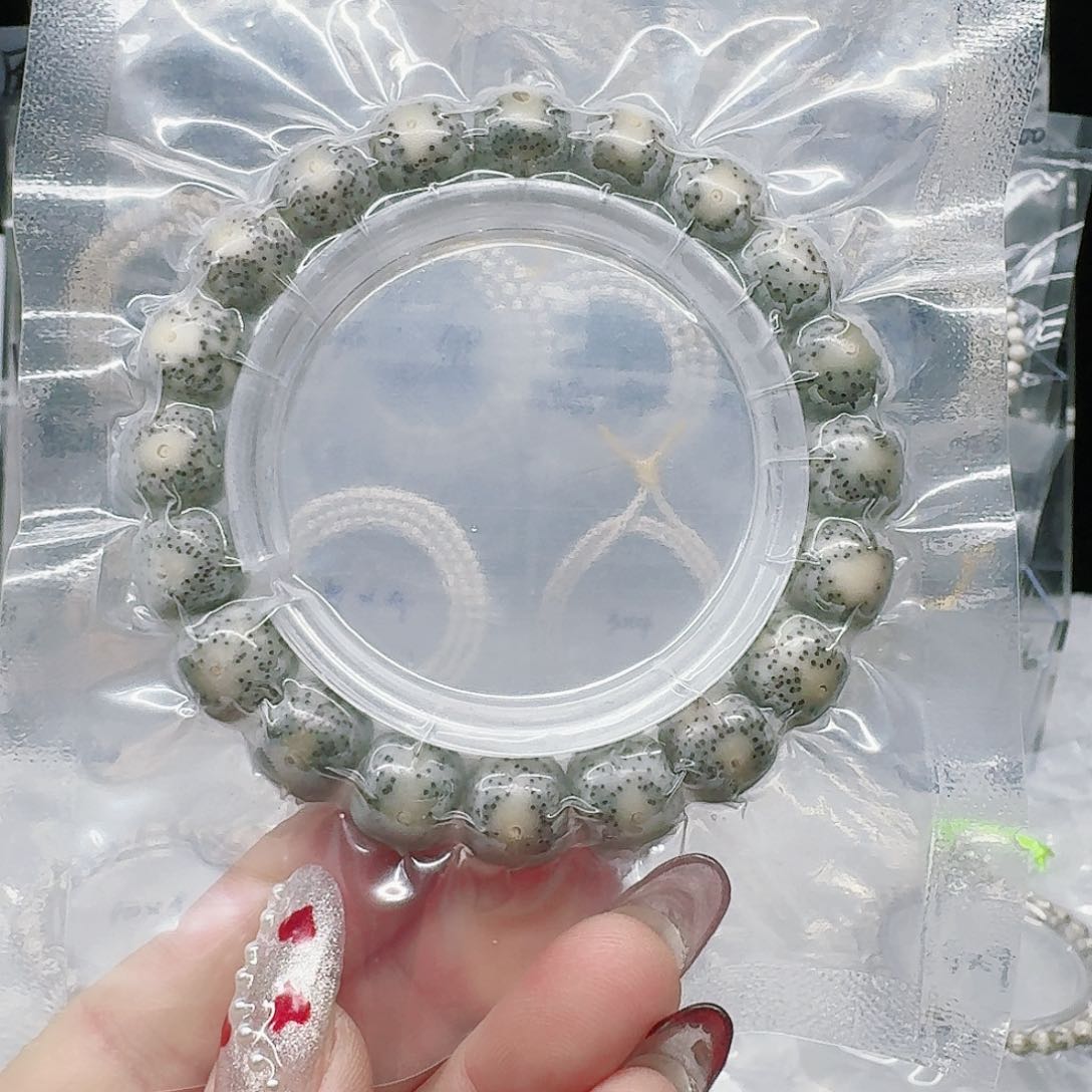 星月菩提吊坠11%10石玉单圈