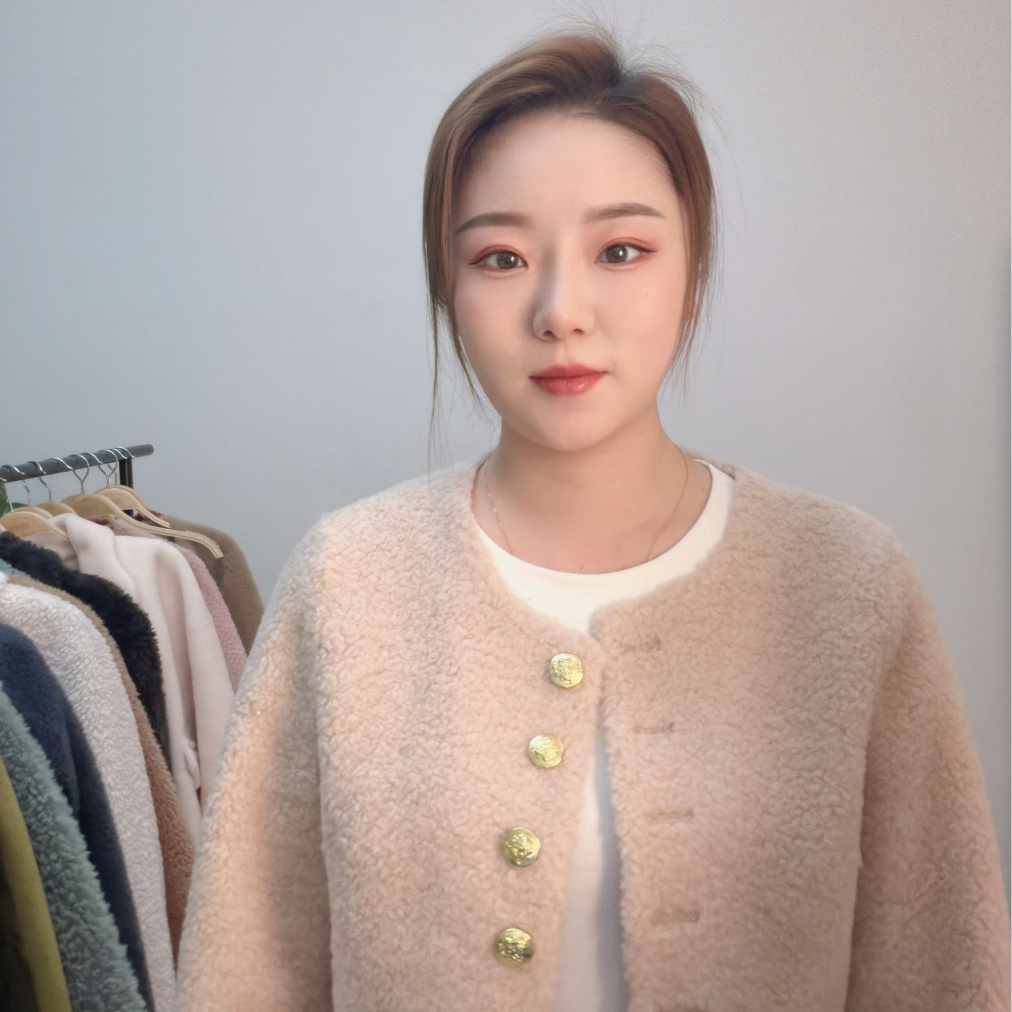 暖羊羊（1-200）源头工厂新款秋冬百搭羊毛外套