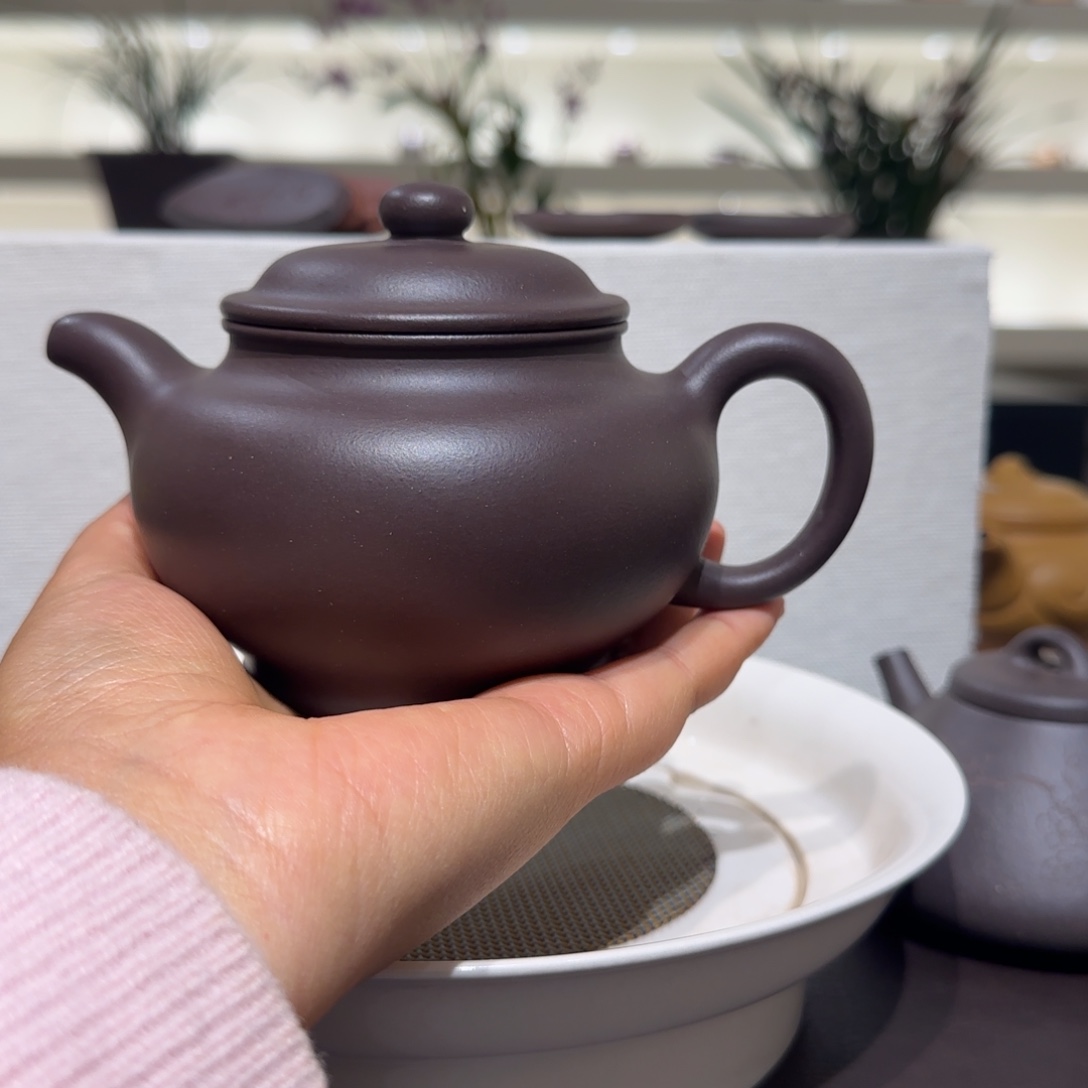 茶壶紫砂四号井底槽青掇只瑕疵特价