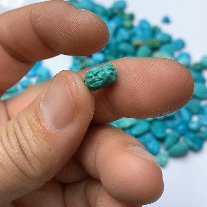 绿松石珠宝奇石未镶嵌