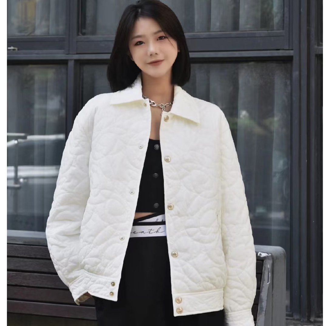 no退no换哥家时尚秋冬翻领夹克新雪丽棉服