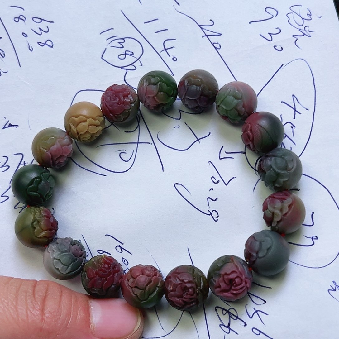 玛瑙/玉髓手串未镶嵌悠*