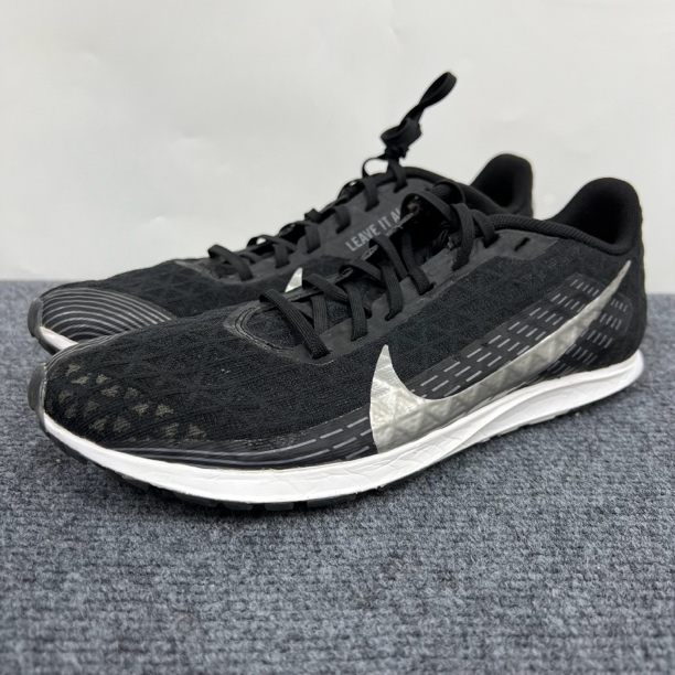 40码 95新 二手 Zoom Rival Waffle 5 舒适 低帮 休闲跑步鞋 黑色