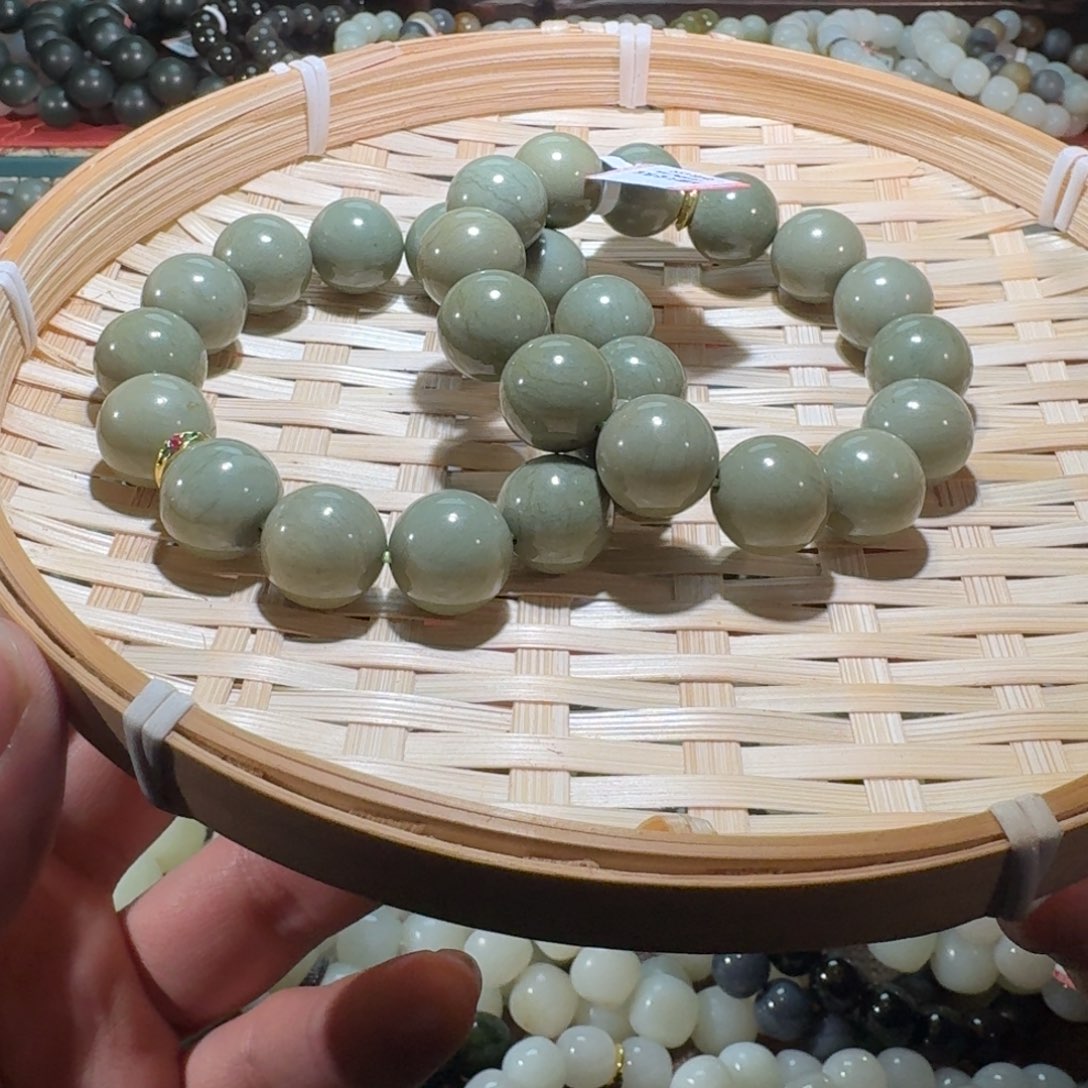 和田玉未镶嵌手串多样性发货拍一发一