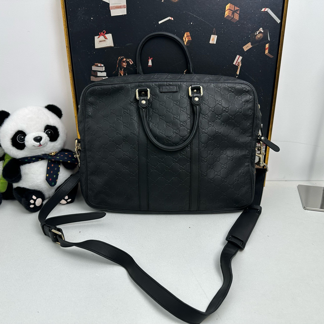 95新 GUCCI/古驰 Gucci/古驰 公文包  尺寸：40×34×5编码11138556
