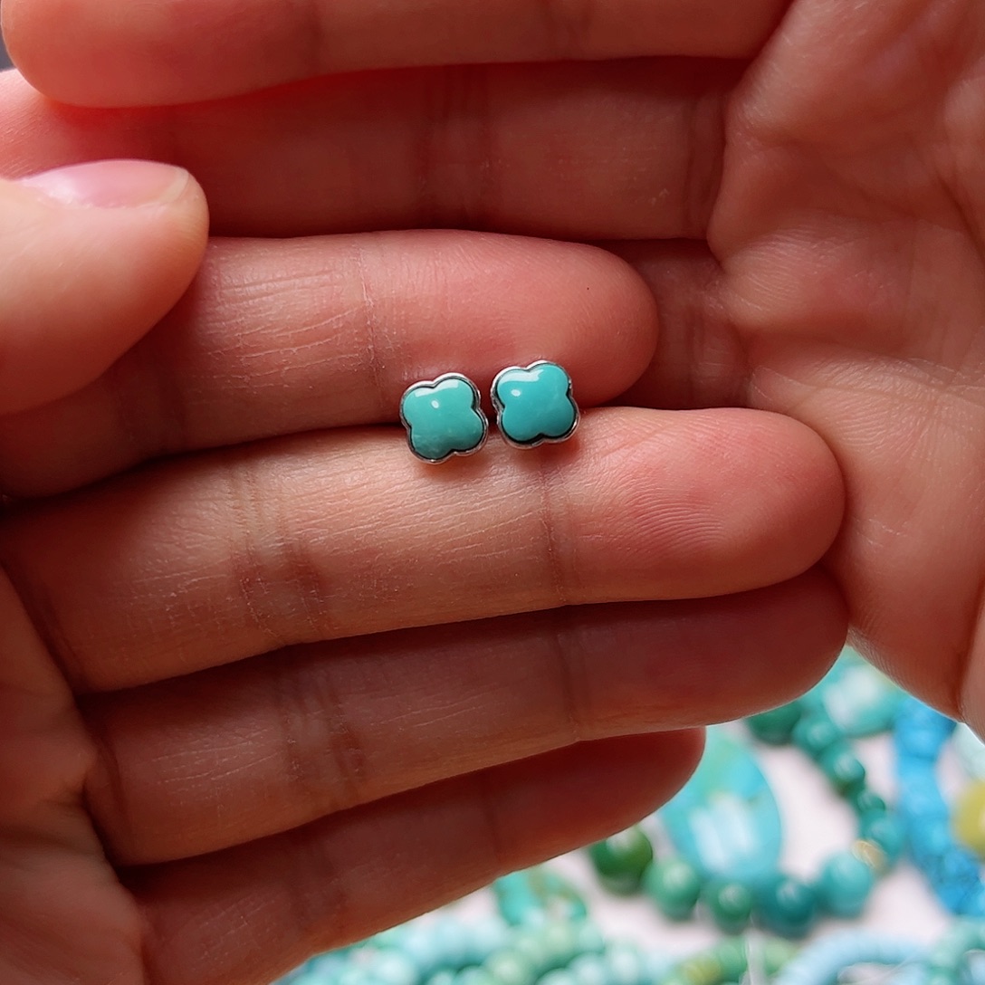 绿松石珠宝奇石未镶嵌