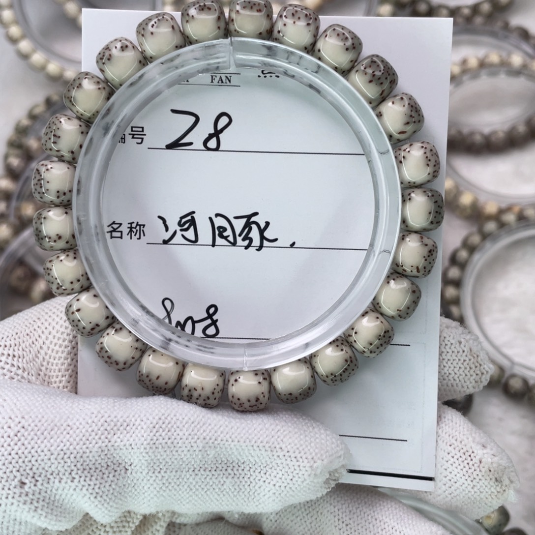 *****手串星月菩提8河豚