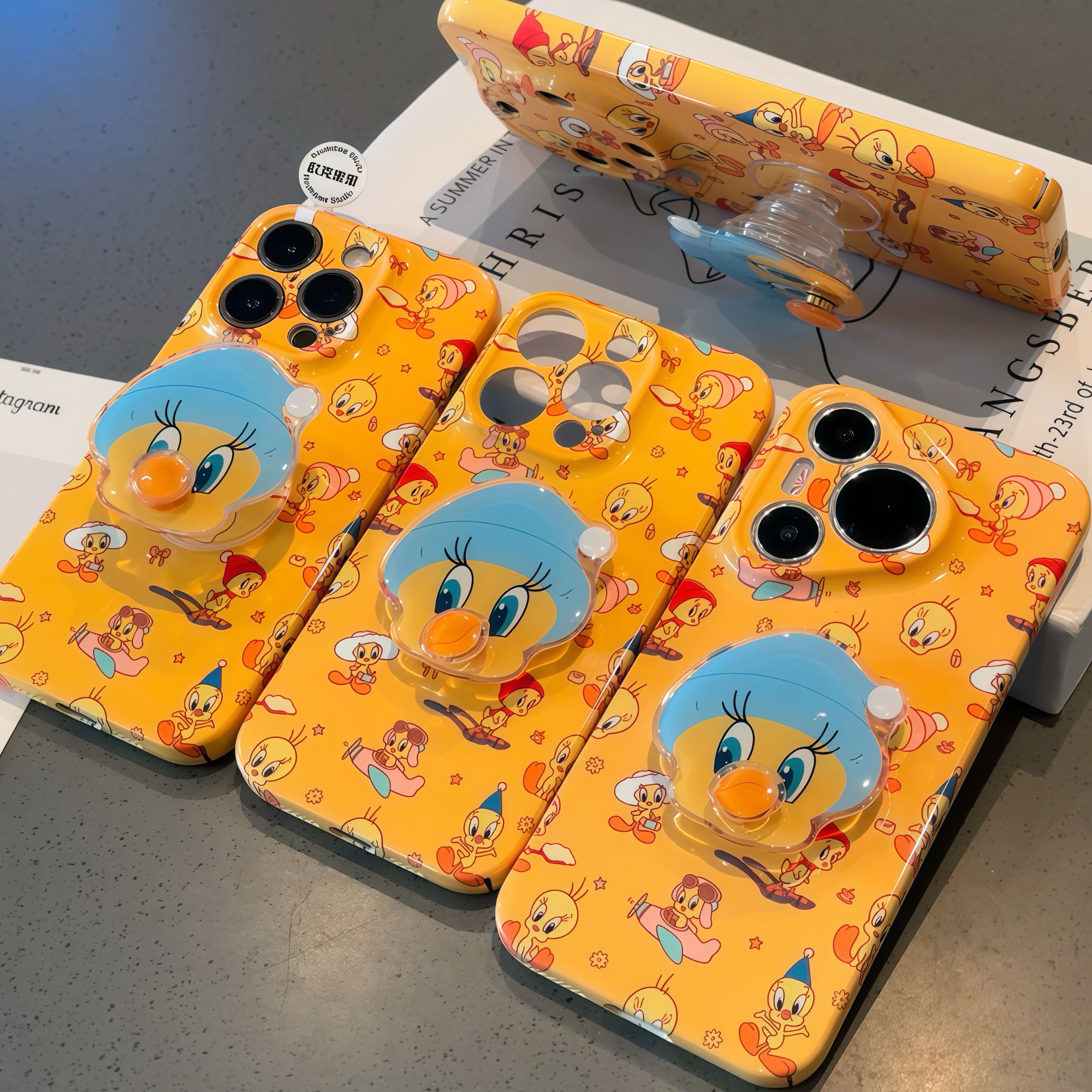 欧克里里小崔弟转动支架适用苹果16手机壳华为P70oppo小米15vivo