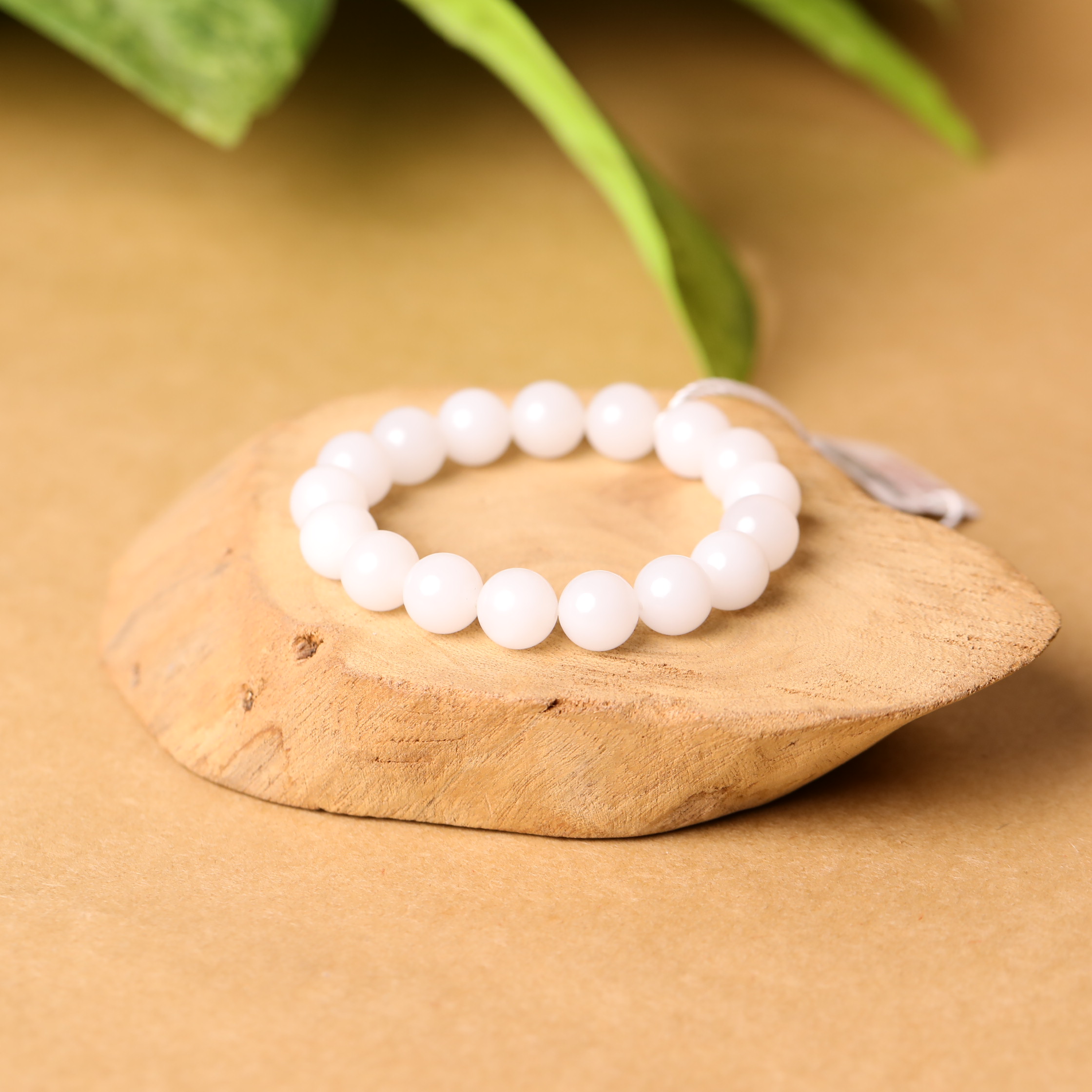 17颗白玉圆珠手串 12mm 青海 168