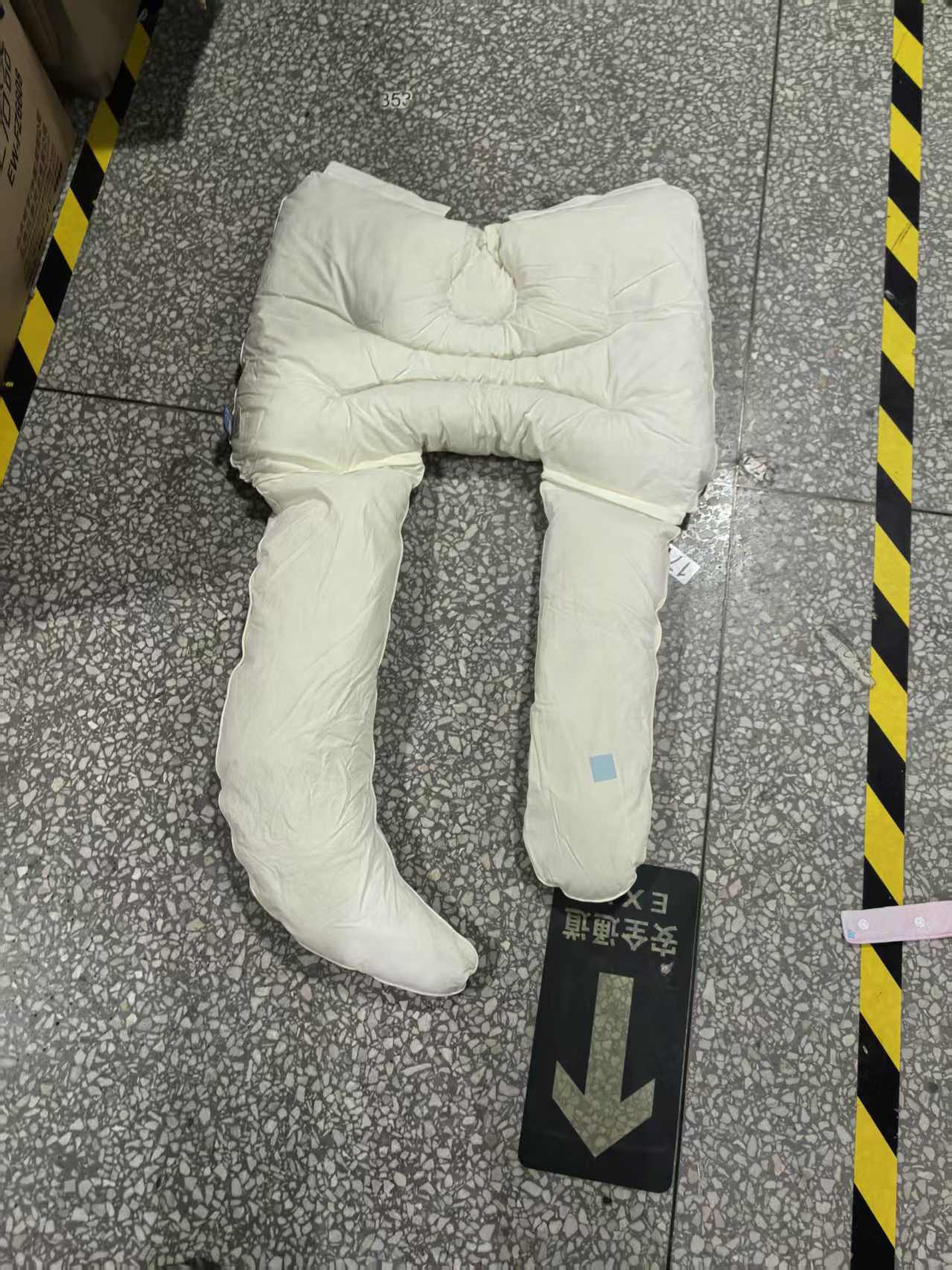 《厚广家》3楼55×40×3米黄色全棉安抚长枕 发1个