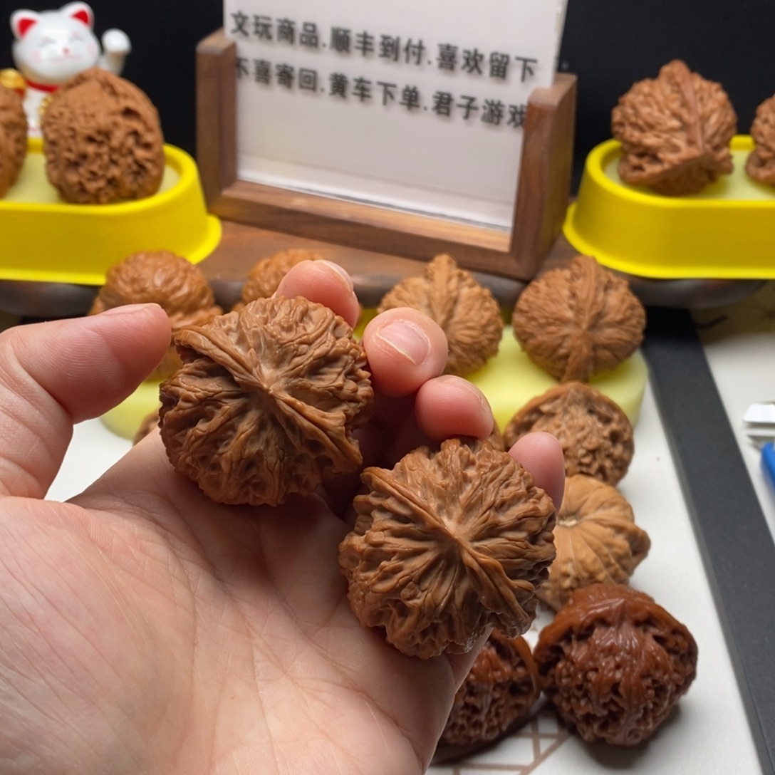 桃核把件苹果圆全品