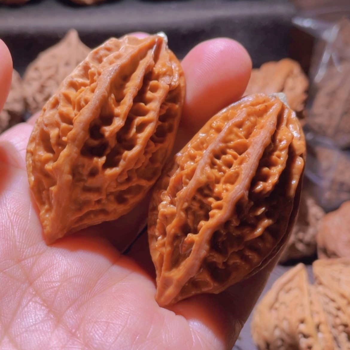 【闪购商品】文玩核桃把件东北楸子19