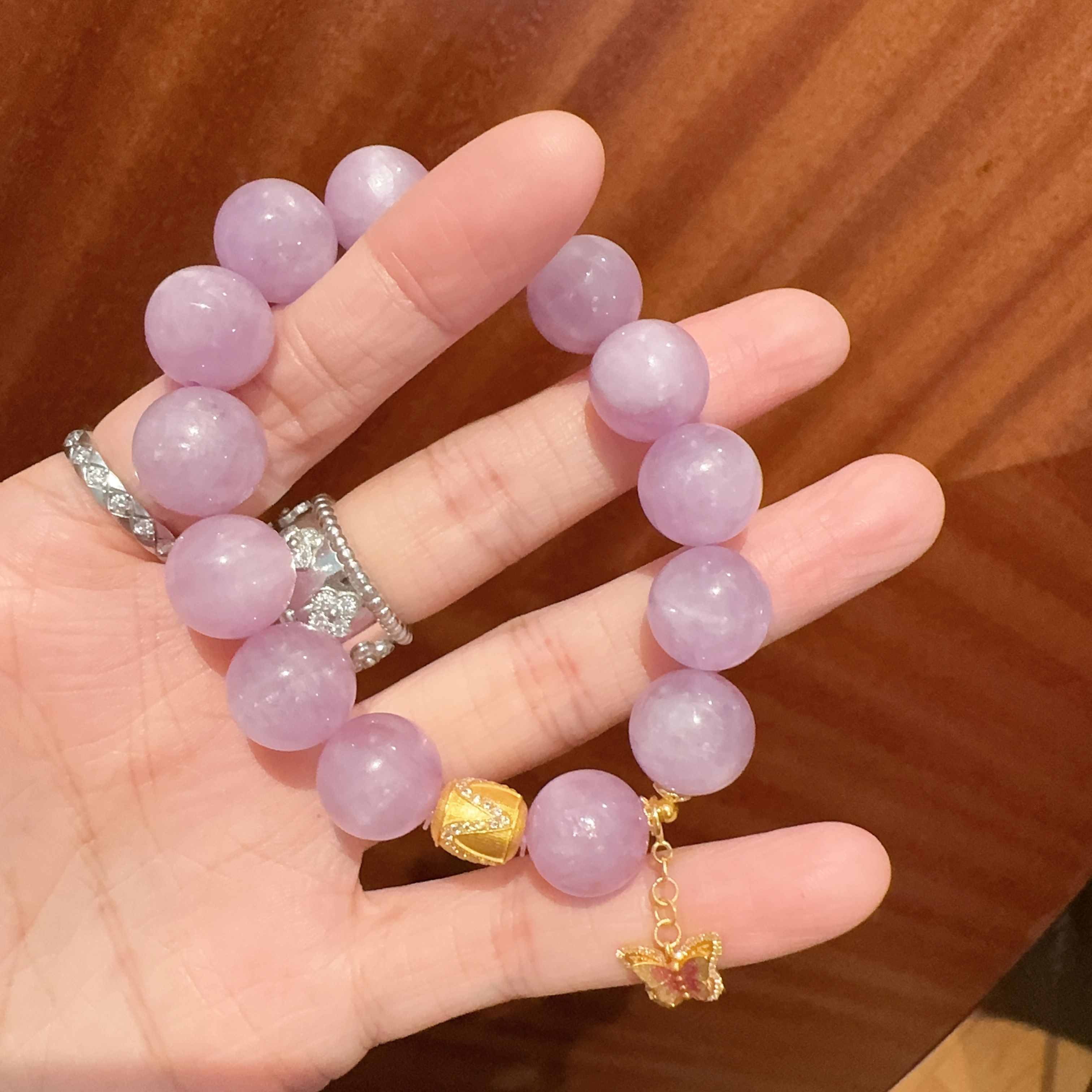 L302锂辉石未镶嵌手串403