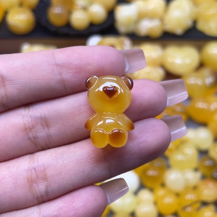 手***️琥珀未镶嵌珠宝奇石