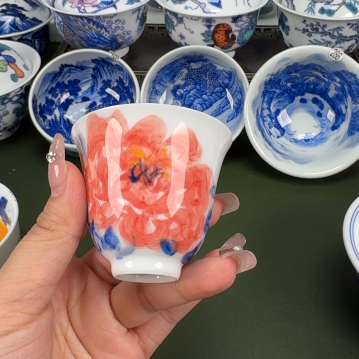 景德镇纯手工手绘茶器219