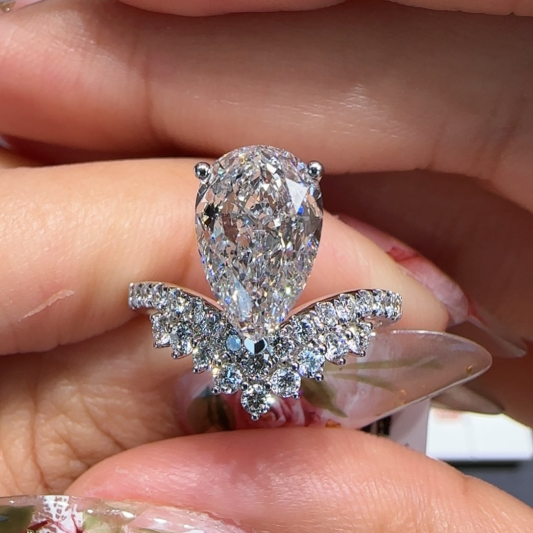 【闪购商品】实验室培育钻石18K金镶嵌@@00028996